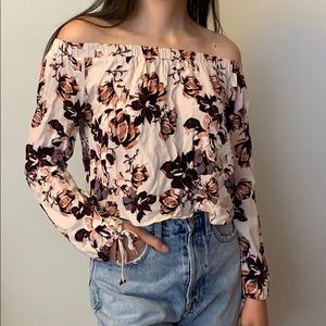 2 for $13 Floral Off the Shoulder Top